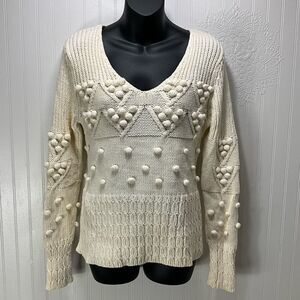RUFF HEWN Pom Pom Sweater